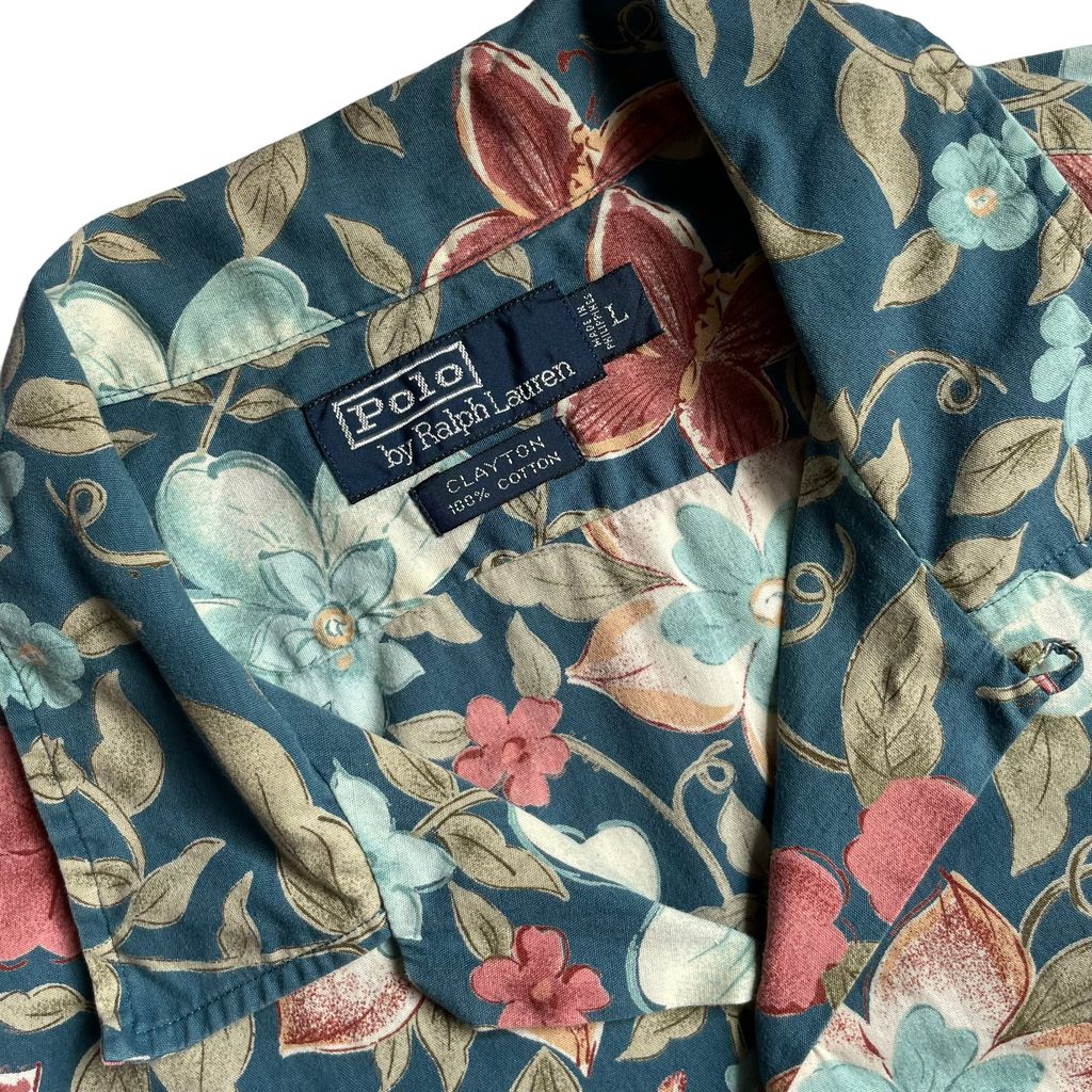 Polo by Ralph Lauren Open Collar Shirt "Clayton”