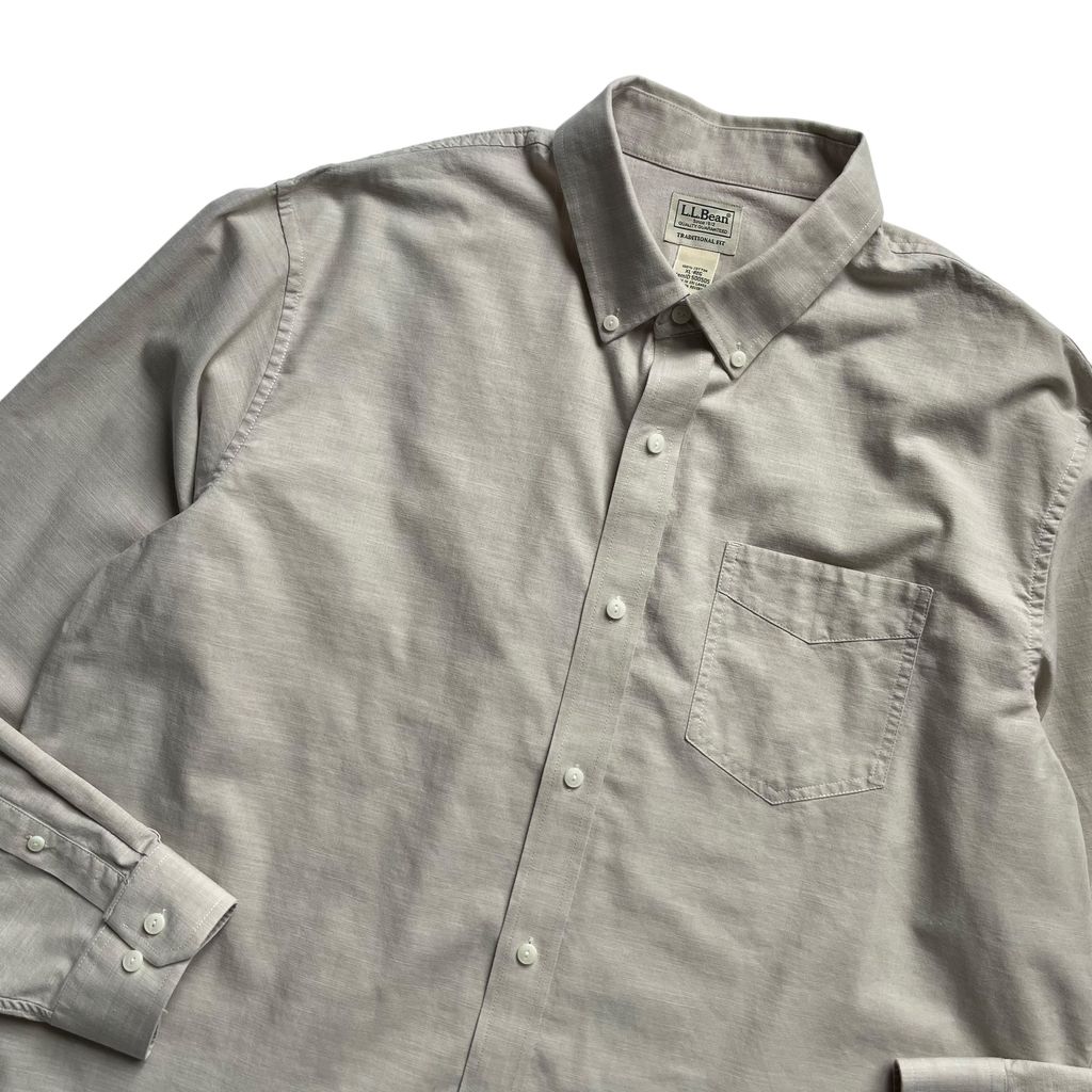 L.L. Bean L/SL Cotton BD Shirt