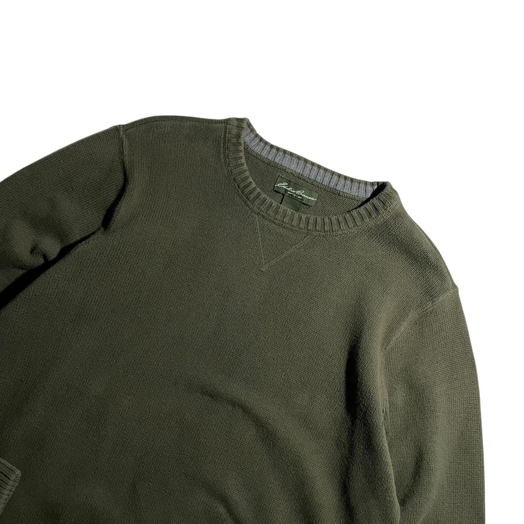 【USED】Eddie Bauer Crew Neck Cotton Sweater