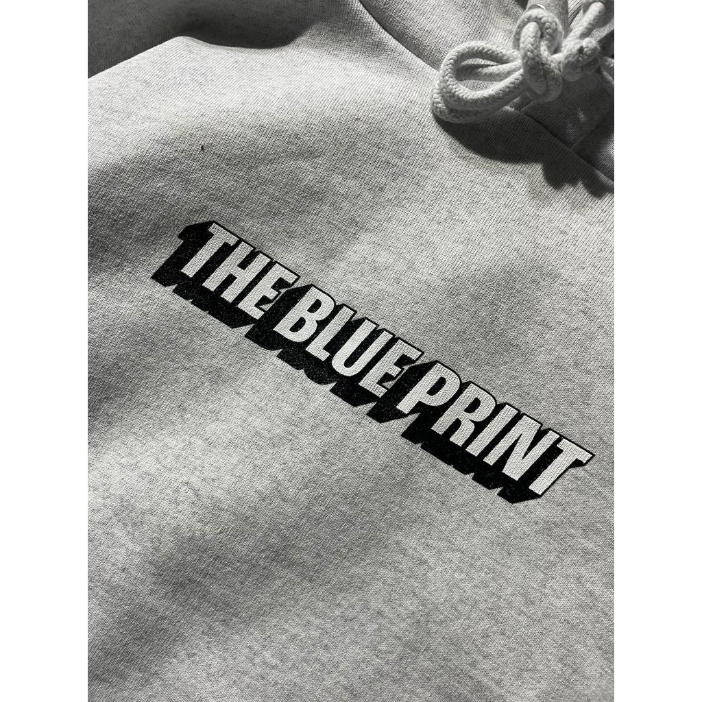 The Blueprint Original Head Line Logo PO Hoodie(Ash Gray)