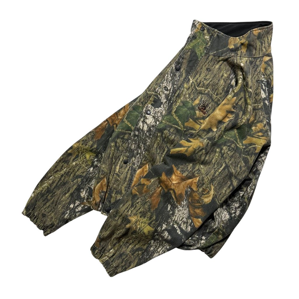 【USED】90s〜00s MAD DOG GEAR by Stearns Real Tree Camo Cotton Jacket XL / マッドドッグギア リアルツリーカモ 迷彩柄 コットンジャケット 総柄 企業刺繍 Scent-Lok 90年代 ヴィンテージ 古着