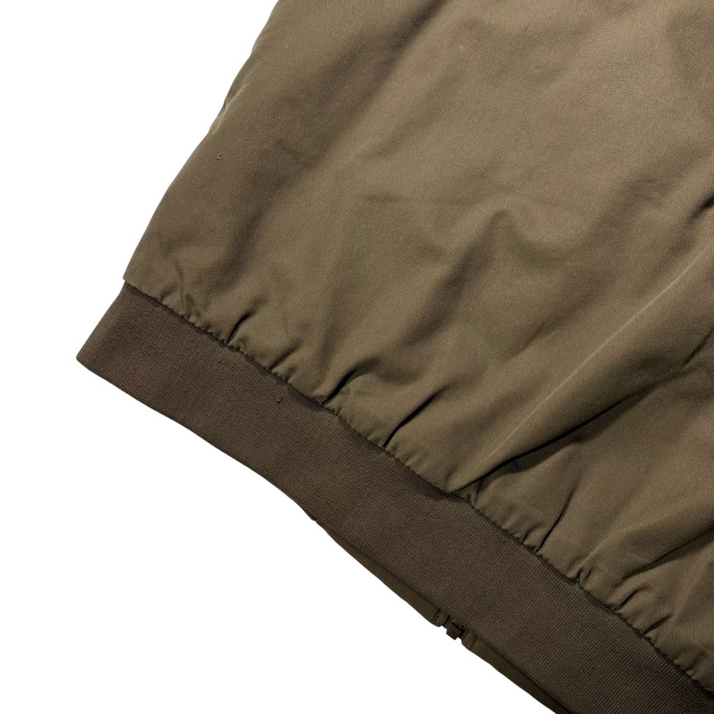 【USED】TWINHILL UPS Official Uniform Insulated Vest Brown XL / ツインヒル UPS 公式ユニフォーム 中綿ベスト キルティングライナー シンサレート リフレクターテープ付き 企業モノ ビッグサイズ