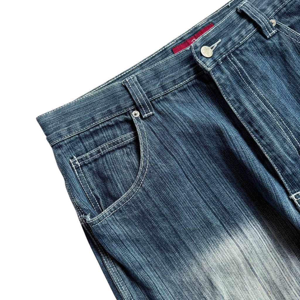 【USED】PJ Mark Washed Denim Painter Pants