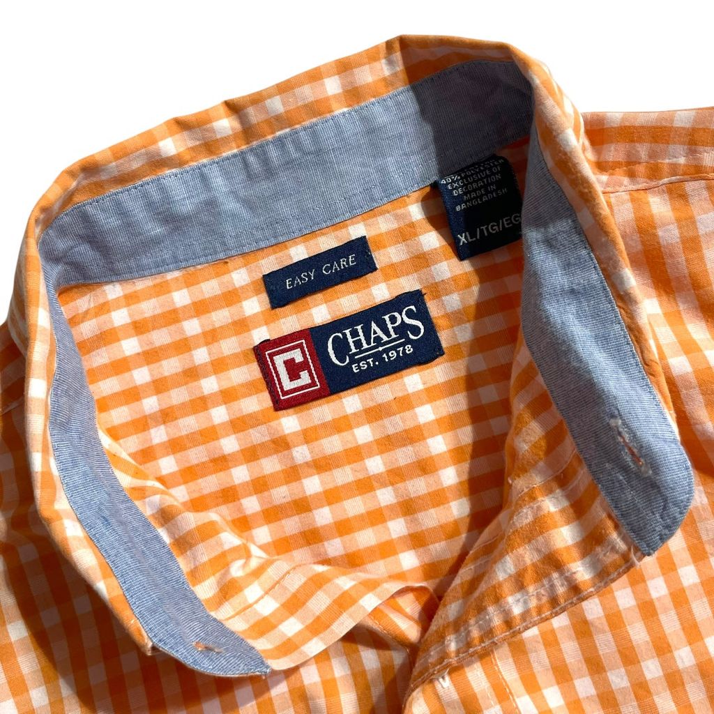 【USED】Chaps L/SL Check BD Shirt