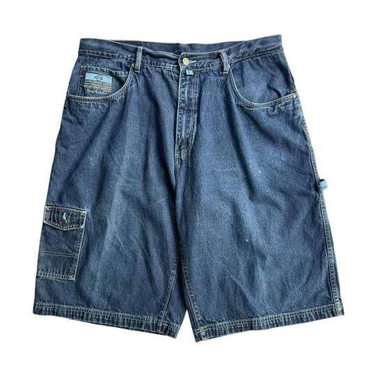【USED】SOHK School of Hard Knocks スクールオブハードノックス Denim Painter Shorts バギーパンツ ショーツ  38インチ