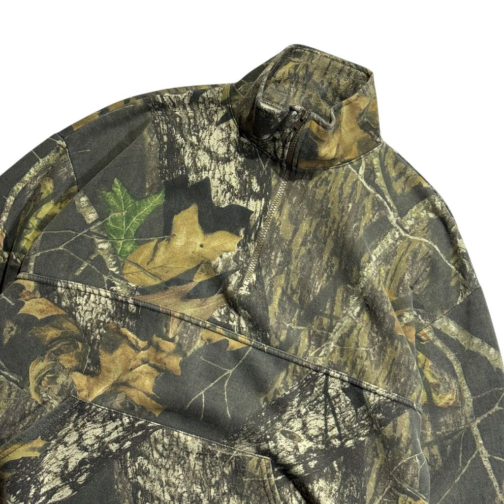 【USED】Jerzees Realtree Half Zip Sweat