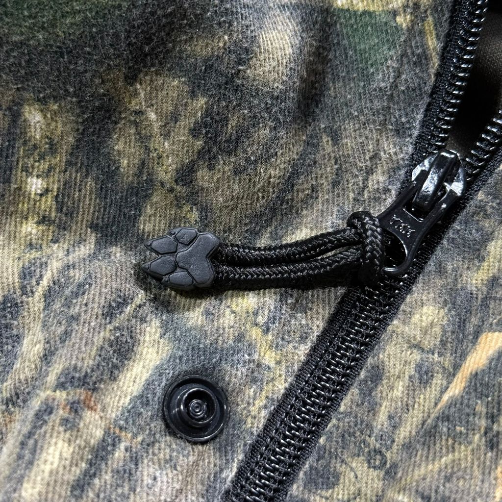【USED】90s〜00s MAD DOG GEAR by Stearns Real Tree Camo Cotton Jacket XL / マッドドッグギア リアルツリーカモ 迷彩柄 コットンジャケット 総柄 企業刺繍 Scent-Lok 90年代 ヴィンテージ 古着