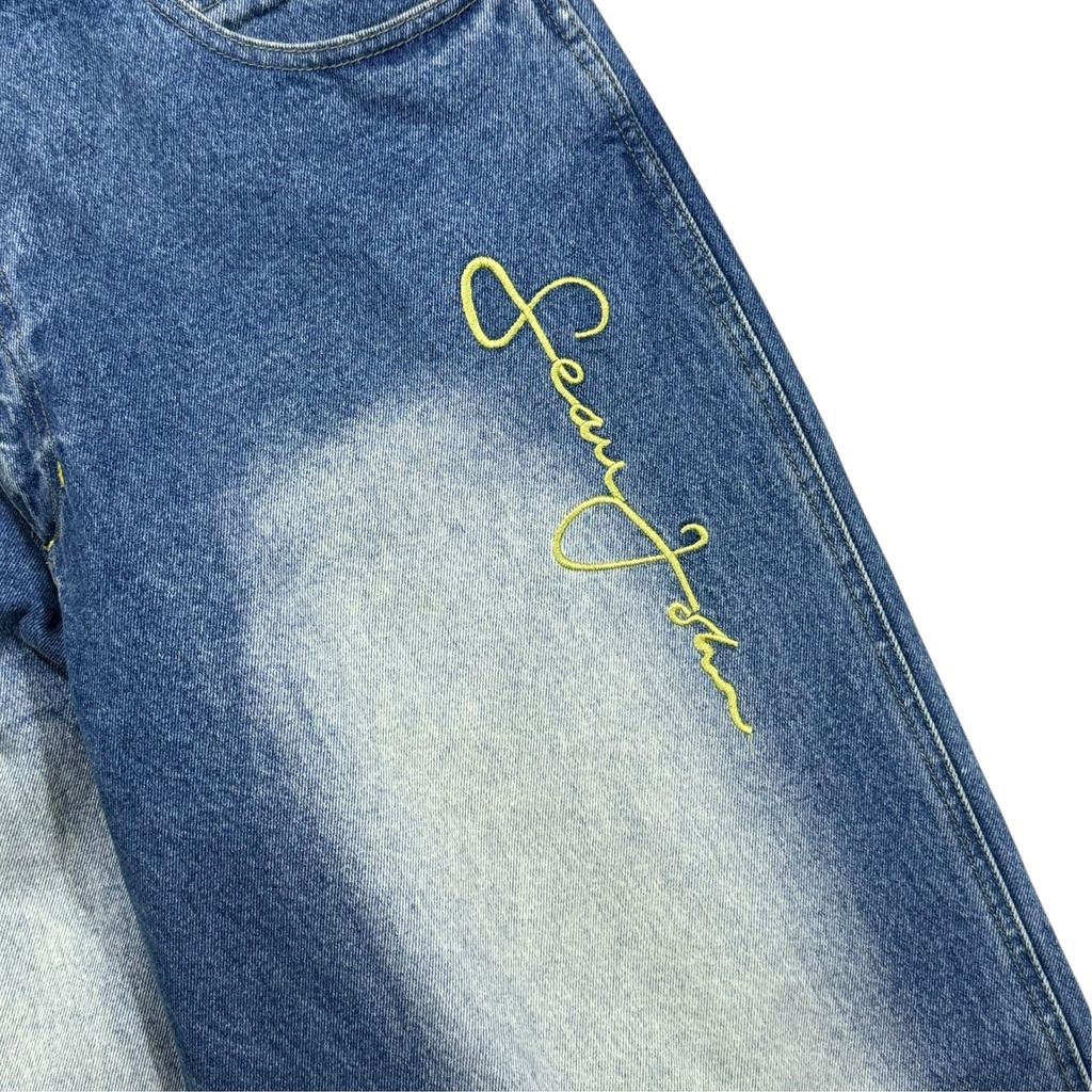【USED】00s Sean John Gradient Wash Denim Pants Blue 38 / ショーンジョン グラデーション ウォッシュ デニム パンツ ブルー バギーパンツ HIPHOP 2000年代
