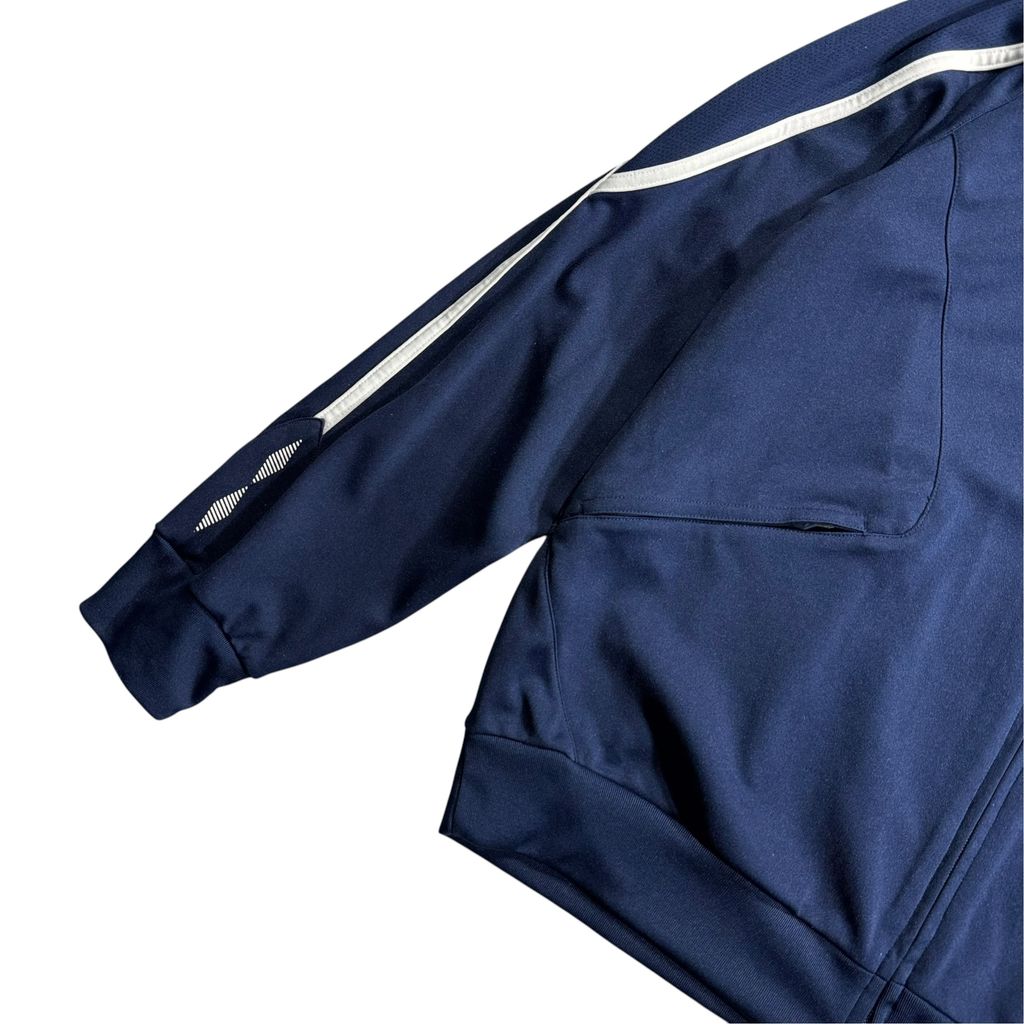 【USED】00s UMBRO GHSA Soccer Track Jacket Navy M / アンブロ サッカートラックジャケット ジャージ 刺繍ロゴ チーム章 90s〜00s