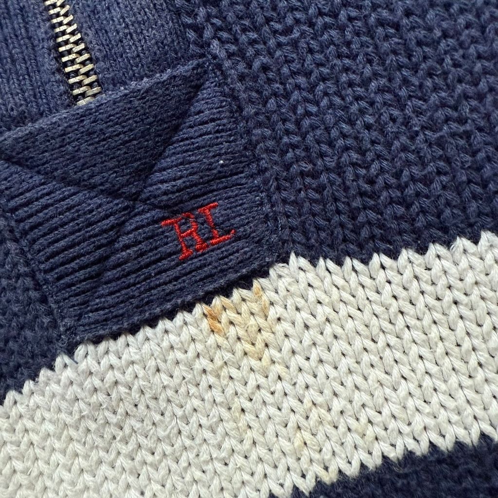 【USED】Polo Jeans Half Zip Cotton Sweater