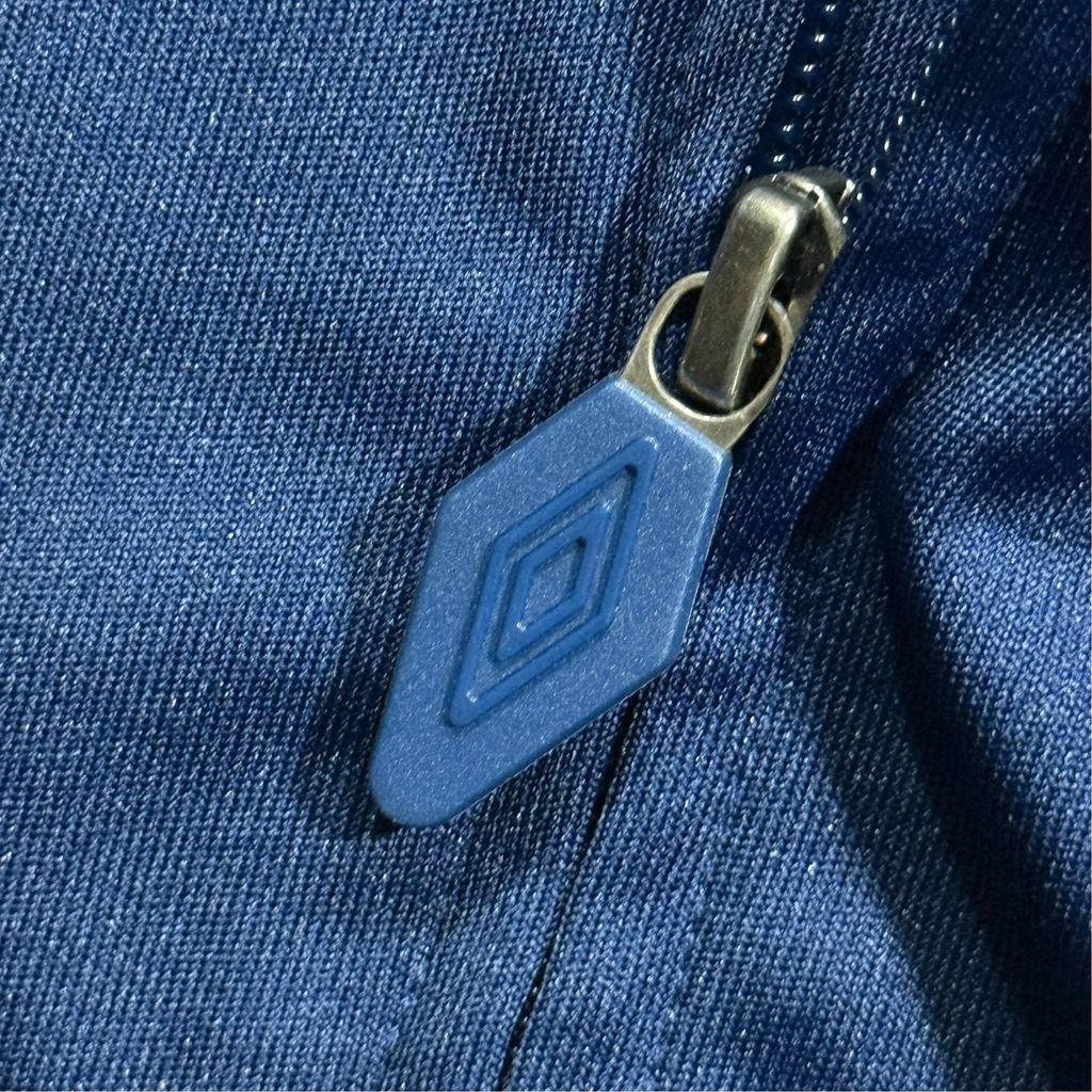 【USED】00s UMBRO GHSA Soccer Track Jacket Navy M / アンブロ サッカートラックジャケット ジャージ 刺繍ロゴ チーム章 90s〜00s
