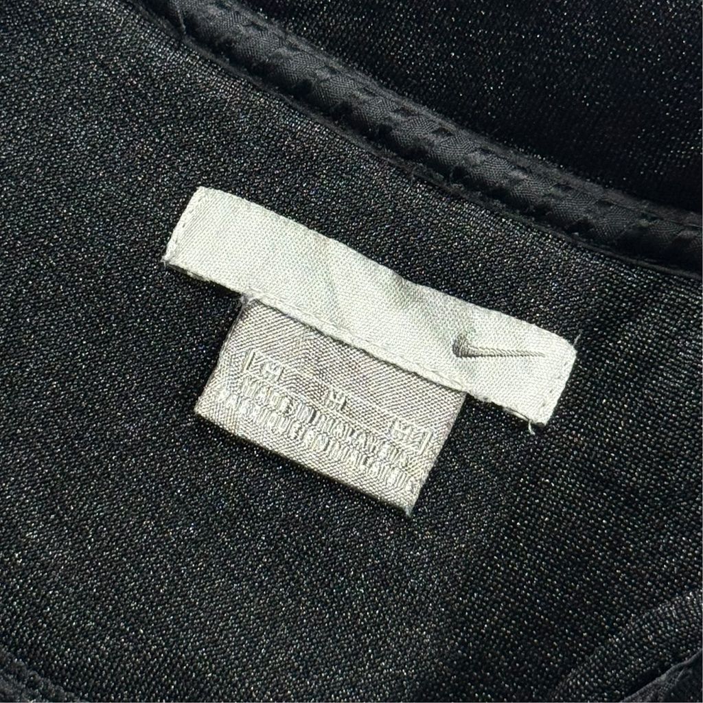 【USED】00s NIKE Track Jacket Black x Blue M / ナイキ トラックジャケット ジャージ 刺繍ワッペン 1972 黒 青 00年代