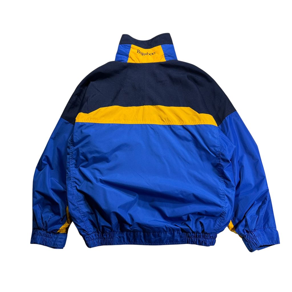 【USED】90s COLUMBIA Bugaboo Interchange Jacket Blue x Yellow x Navy M / コロンビア バガブー ナイロンジャケット マウンテンパーカー 切替 90年代