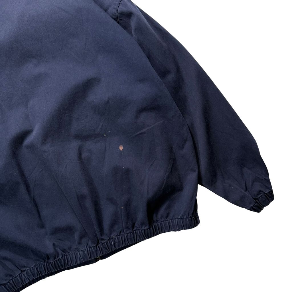 【USED】90s CHAPS RALPH LAUREN Swing Top Jacket Navy L / チャップス ラルフローレン スウィングトップ ドリズラージャケット ネイビー 濃紺 タータンチェック裏地 90年代 ヴィンテージ 古着