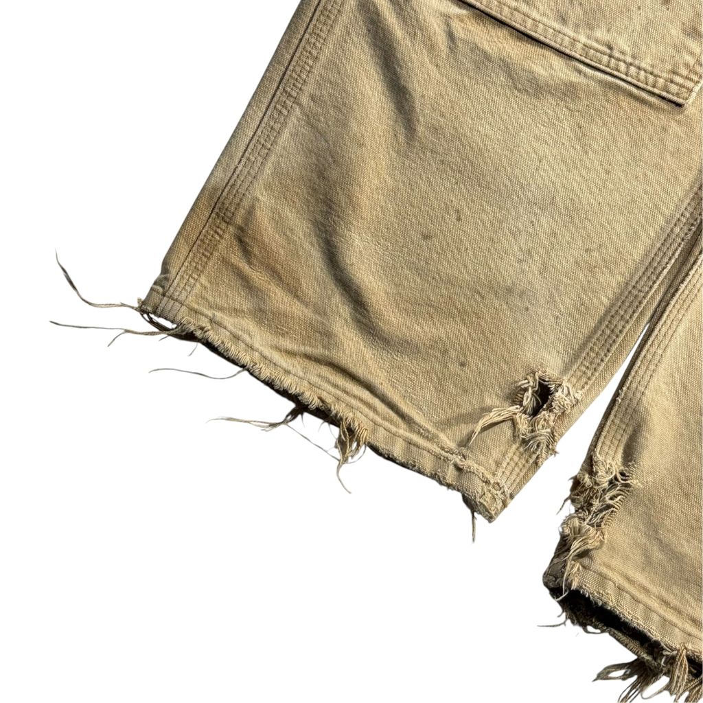 【USED】Carhartt B136 BRN Double Knee Painter Pants Carhartt Brown 38 x 30 / カーハート ダブルニー ペインターパンツ カーハートブラウン ダック地 ワーク ボロ ビンテージ
