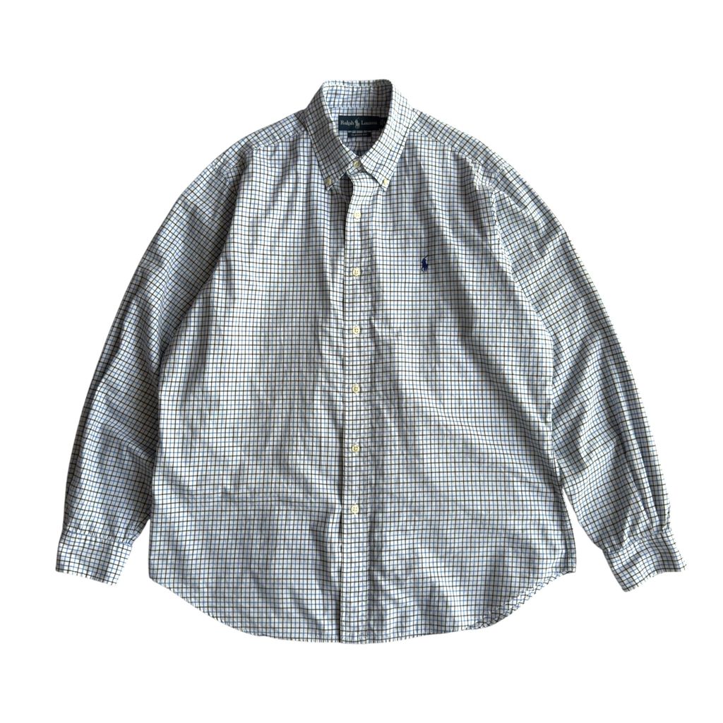 【USED】Ralph Lauren L/SL BD Check Shirt