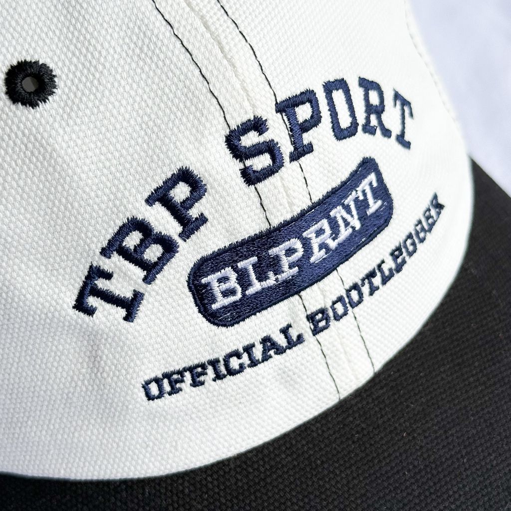The Blueprint™︎ Leather Strap Canvas Baseball Cap
