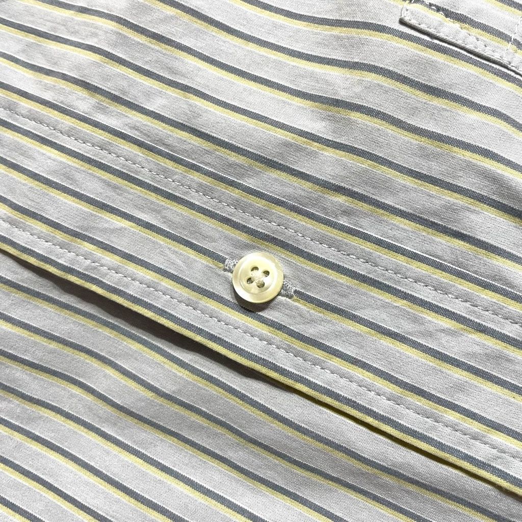 【USED】Eddie Bauer L/SL Stripe BD Shirt