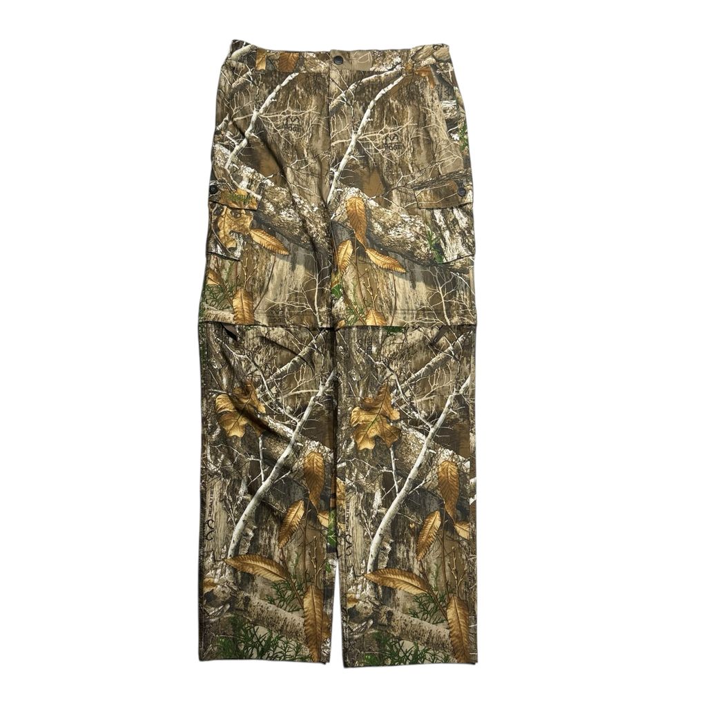 【USED】Magellan Outdoors Realtree Edge Camo Cargo Pants Real Tree XL / マゲランアウトドア リアルツリー 迷彩 カモフラ 2WAY カーゴパンツ 切り替え アウトドア ビンテージ 古着