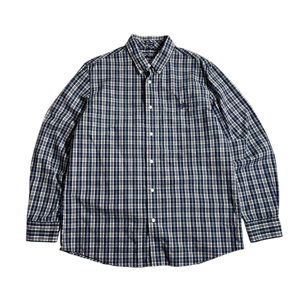 【USED】Chaps L/SL Check BD Shirt