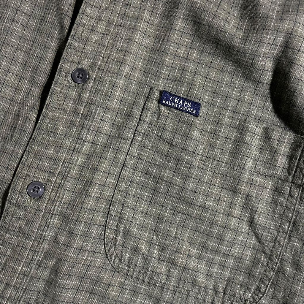 【USED】Chaps L/SL Check BD Shirt