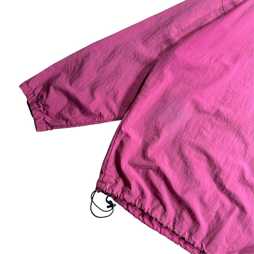 【USED】90s OLD GAP Anorak Hooded Nylon Jacket Pink x Navy XL / オールドギャップ アノラック パーカー フーデッド ナイロンジャケット プルオーバー ピンク 90年代
