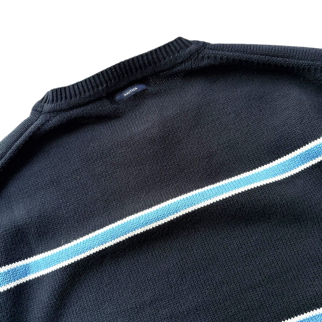 【USED】Nautica Stripe Cotton Sweater