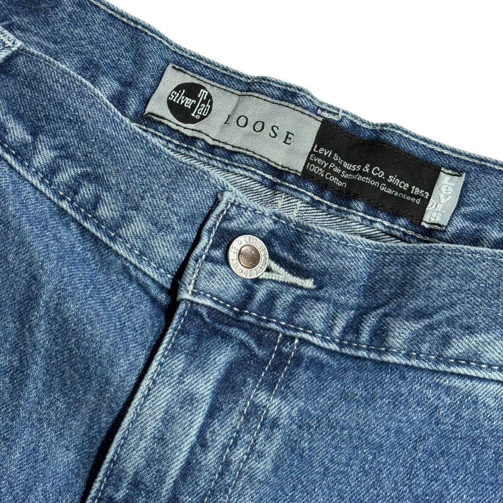 【USED】LEVI'S SILVERTAB LOOSE FIT DENIM CARGO PANT