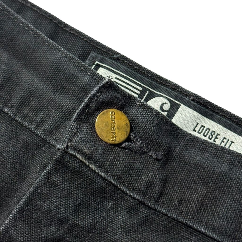 【USED】Carhartt Double Knee Duck Painter Pants Black Made in USA