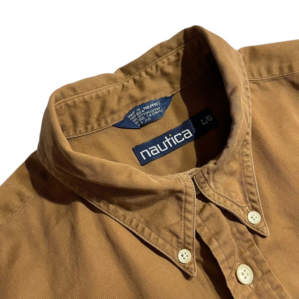 【USED】Nautica L/SL BD Shirt