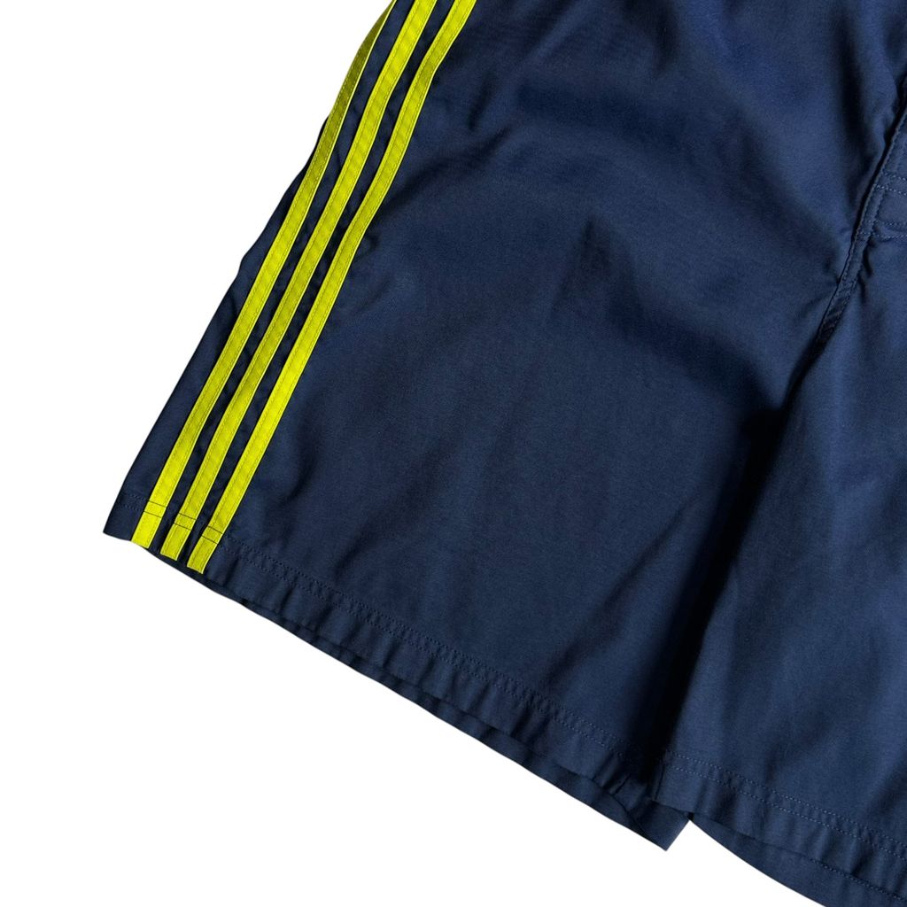 【USED】90s adidas アディダス Swim Trunk ナイロンショーツ バギーフィット XXLサイズ