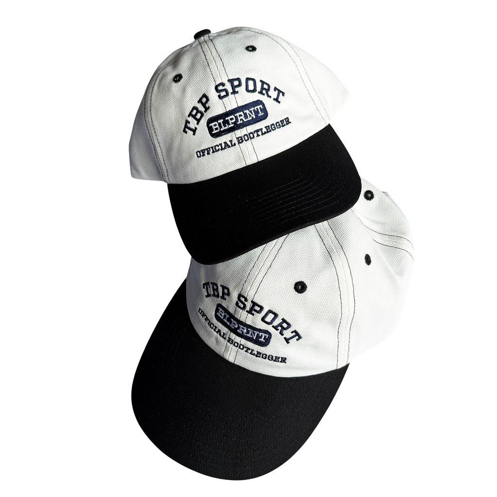 The Blueprint™︎ Leather Strap Canvas Baseball Cap