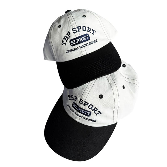 The Blueprint™︎ Leather Strap Canvas Baseball Cap