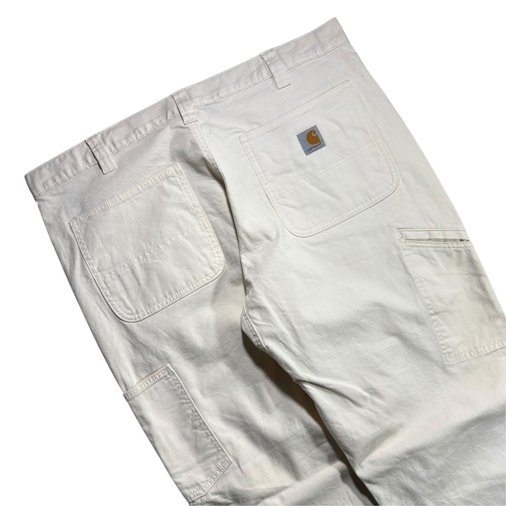【USED】Carhartt Double Knee Painter Pants White Natural 40 x 32 / カーハート ダブルニー ペインターパンツ ホワイト ナチュラル 生成り ワークパンツ ビンテージ