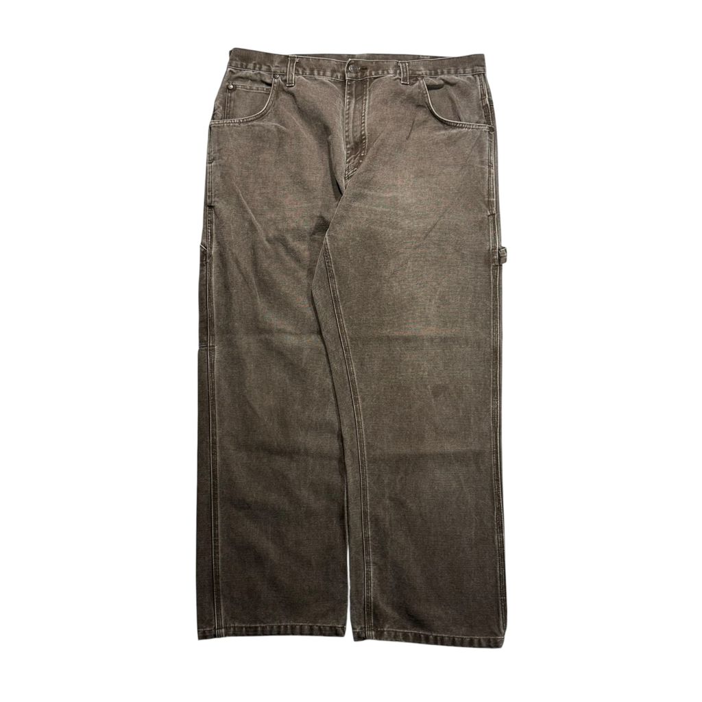 【USED】WORK KING Worker Painter Pants Charcoal Gray 38 x 30 / ワークキング ワーク ペインターパンツ チャコールグレー ダック地 ワークウェア