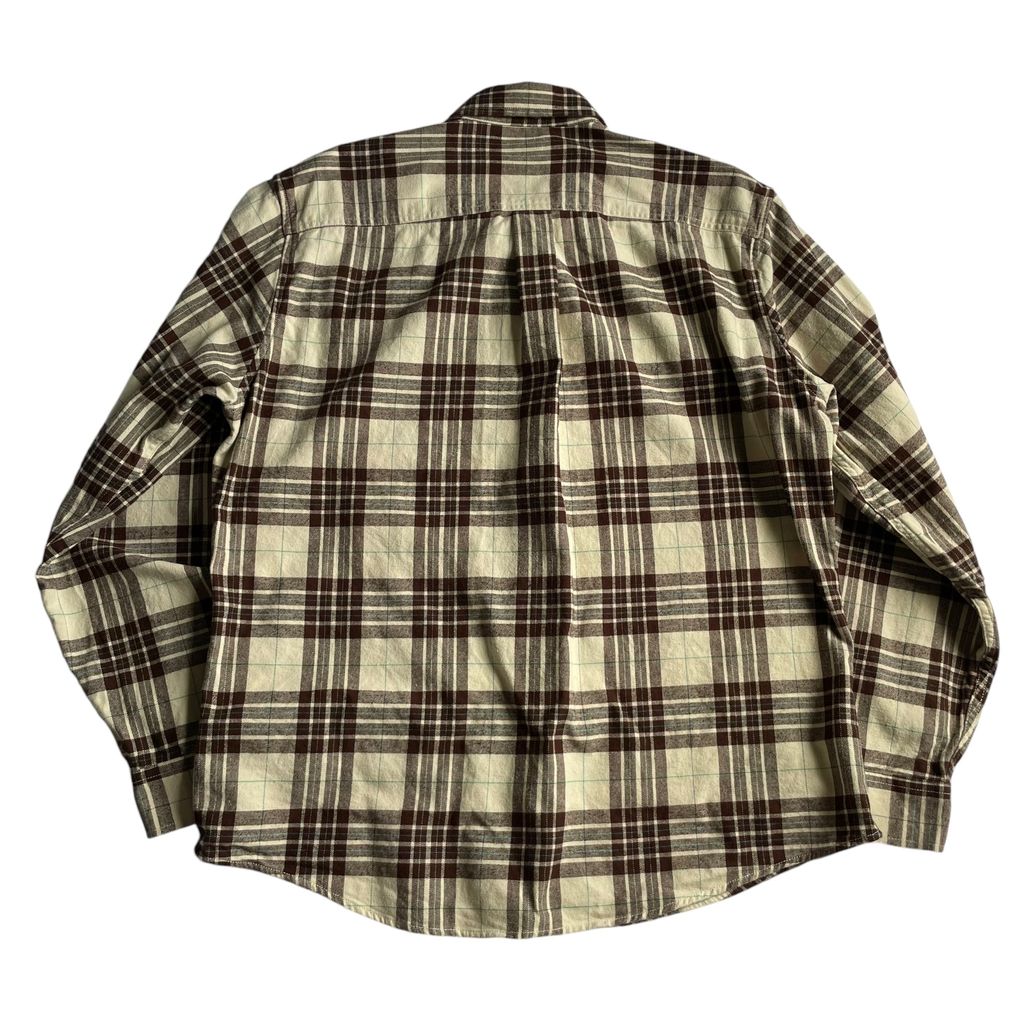 Eddie Bauer Check L/SL Cotton BD Shirt
