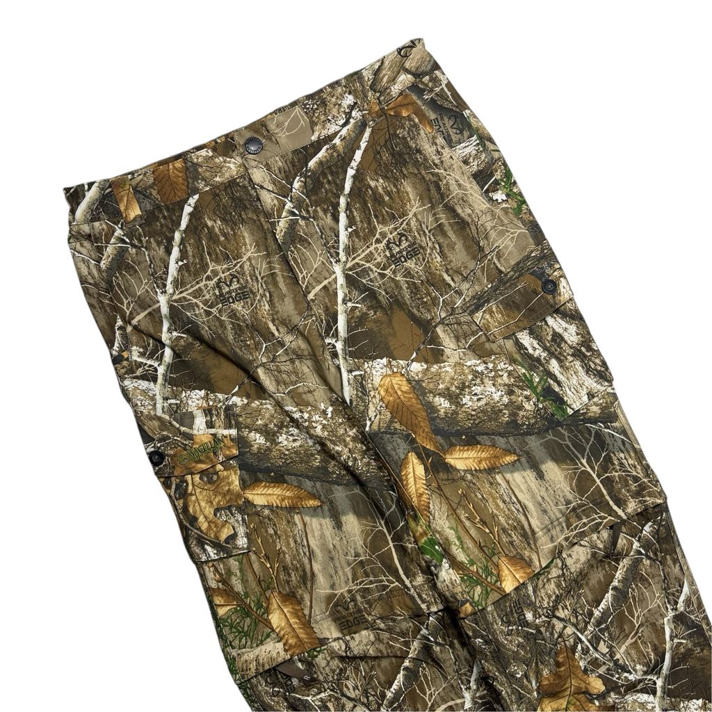【USED】Magellan Outdoors Realtree Edge Camo Cargo Pants Real Tree XL / マゲランアウトドア リアルツリー 迷彩 カモフラ 2WAY カーゴパンツ 切り替え アウトドア ビンテージ 古着