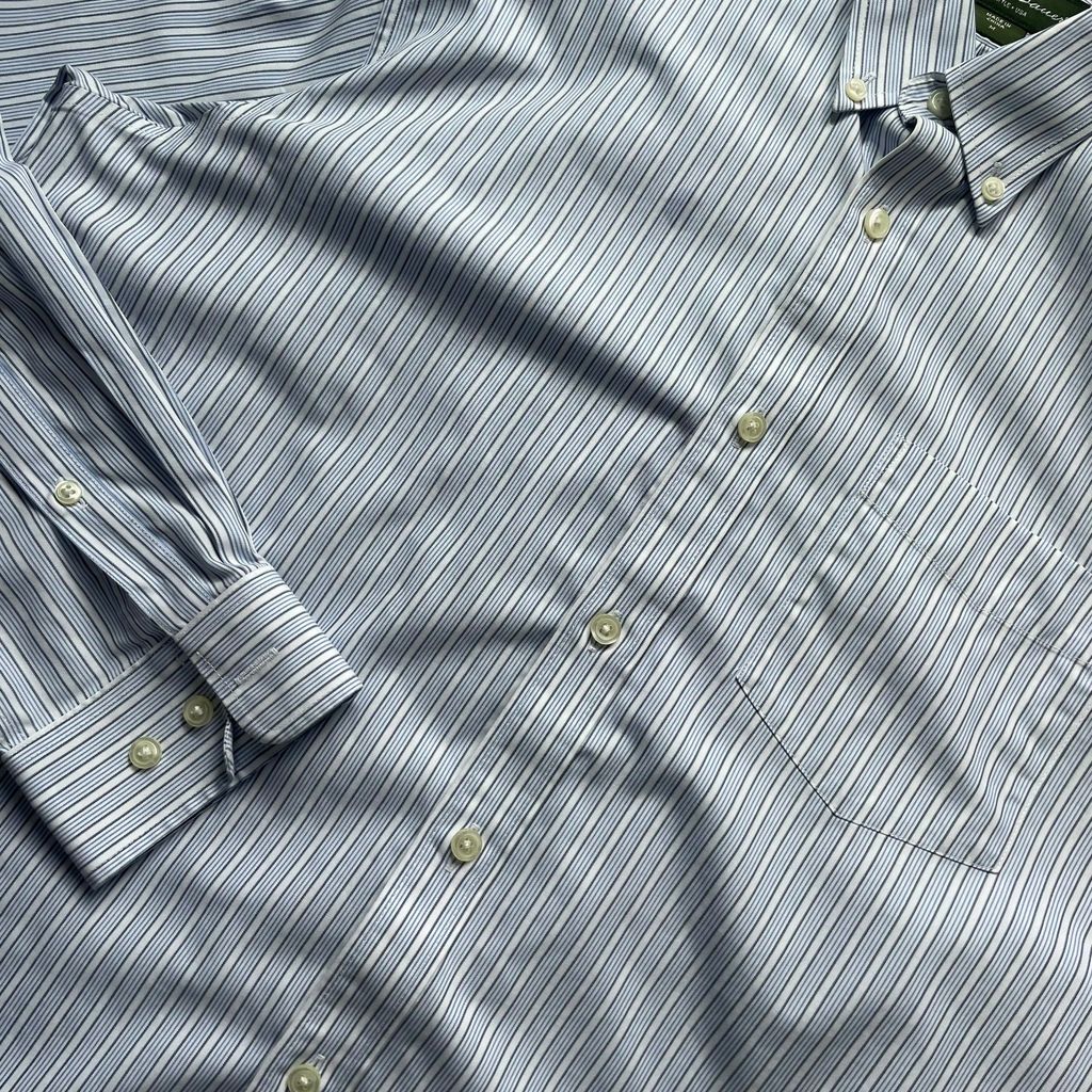 【USED】Eddie Bauer Stripe BD Shirt