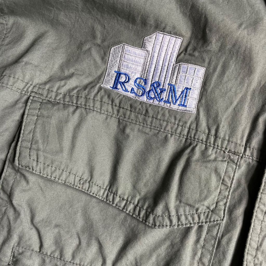 Eddie Bauer RS&M Consultants Logo L/SL Fishing Shirt