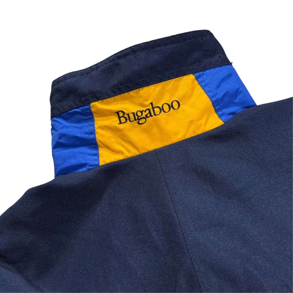 【USED】90s COLUMBIA Bugaboo Interchange Jacket Blue x Yellow x Navy M / コロンビア バガブー ナイロンジャケット マウンテンパーカー 切替 90年代