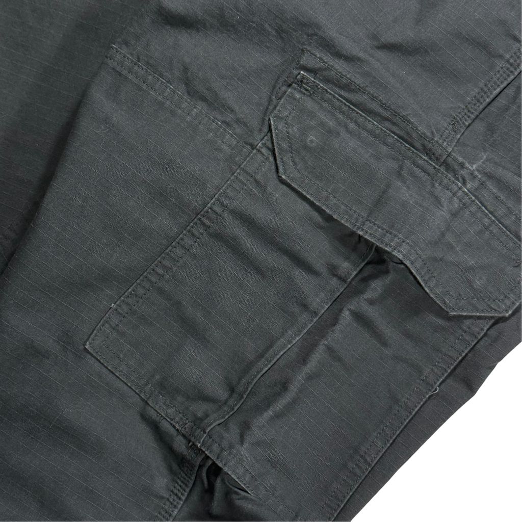 【USED】Wrangler WORKWEAR Ripstop Cargo Painter Pants Black 36 x 30 / ラングラー ワークウェア リップストップ カーゴ ペインターパンツ ブラック 黒