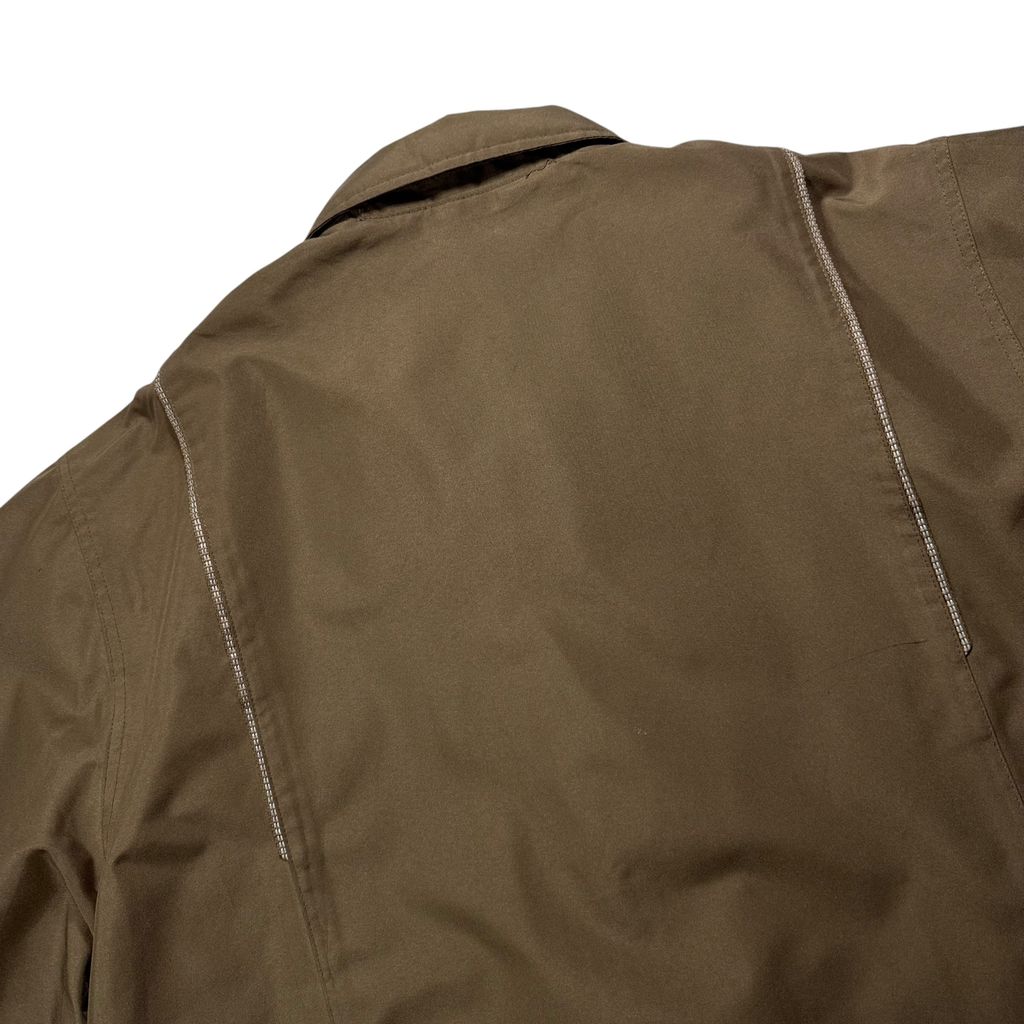 【USED】TWINHILL UPS Official Uniform Utility Jacket Brown XL / ツインヒル UPS 公式ユニフォーム ワークジャケット ブラウン 茶色 リフレクターテープ付き 企業モノ ビッグサイズ 古着