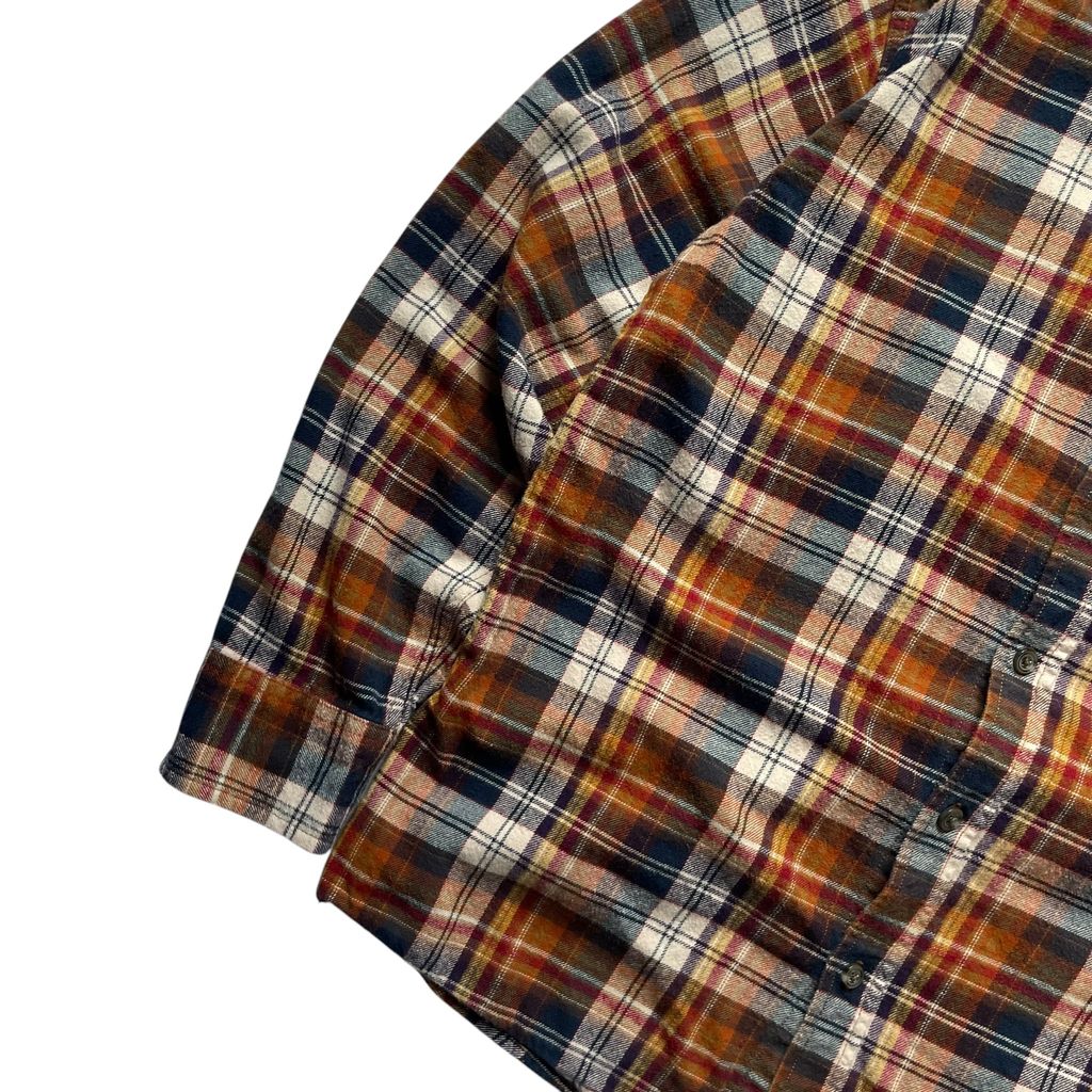 【USED】Eddie Bauer Check Flannel Shirt