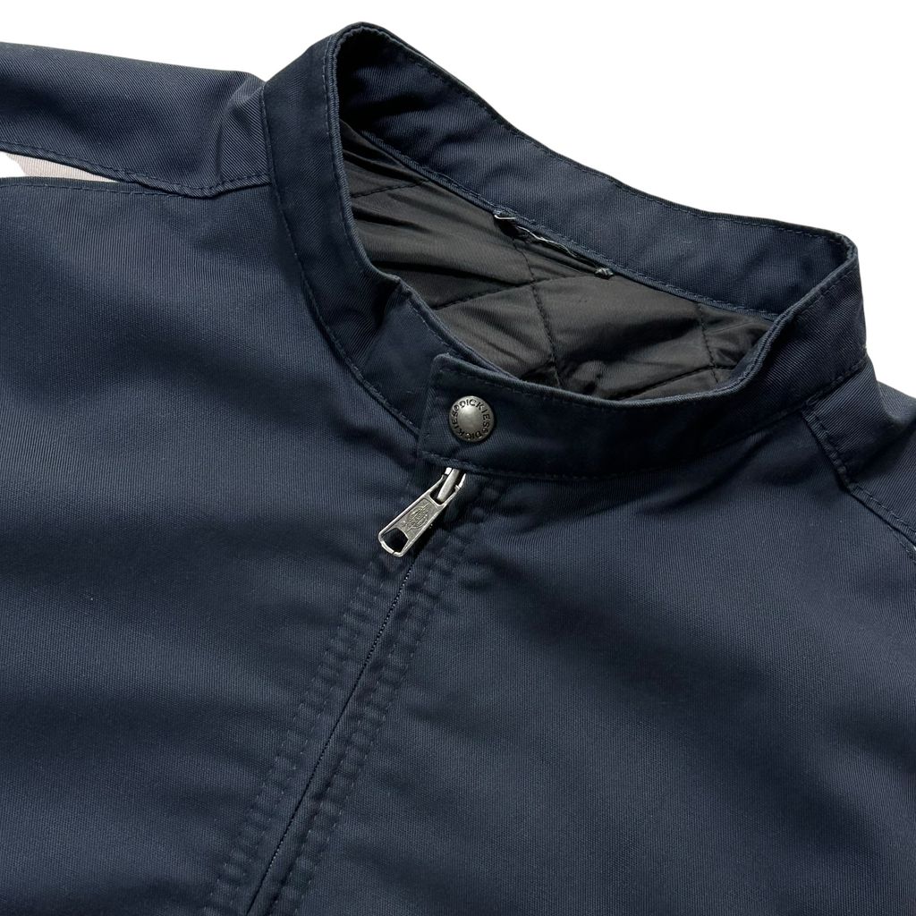【USED】Dickies Quilted Lined Work Jacket Dark Navy XL / ディッキーズ キルティングライナー ワークジャケット 企業刺繍 ダークネイビー 紺 2015年製 XL 古着
