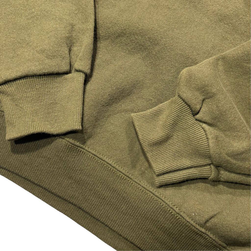 【USED】Lee HEAVYWEIGHT Plain Crewneck Sweat Olive XL 90s USA製 / リー ヘビーウェイト 無地 クルーネック スウェット オリーブ カーキ USA製 XLサイズ 古着