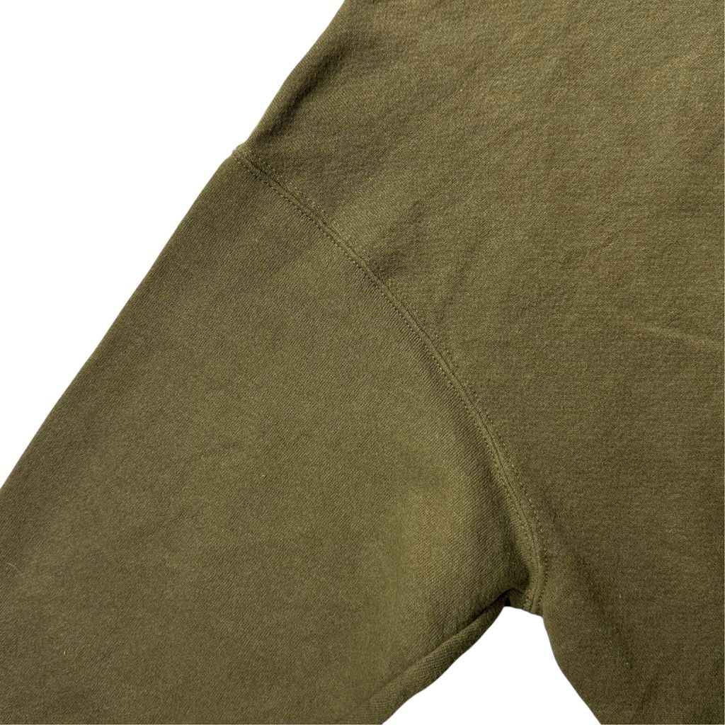 【USED】Lee HEAVYWEIGHT Plain Crewneck Sweat Olive XL 90s USA製 / リー ヘビーウェイト 無地 クルーネック スウェット オリーブ カーキ USA製 XLサイズ 古着