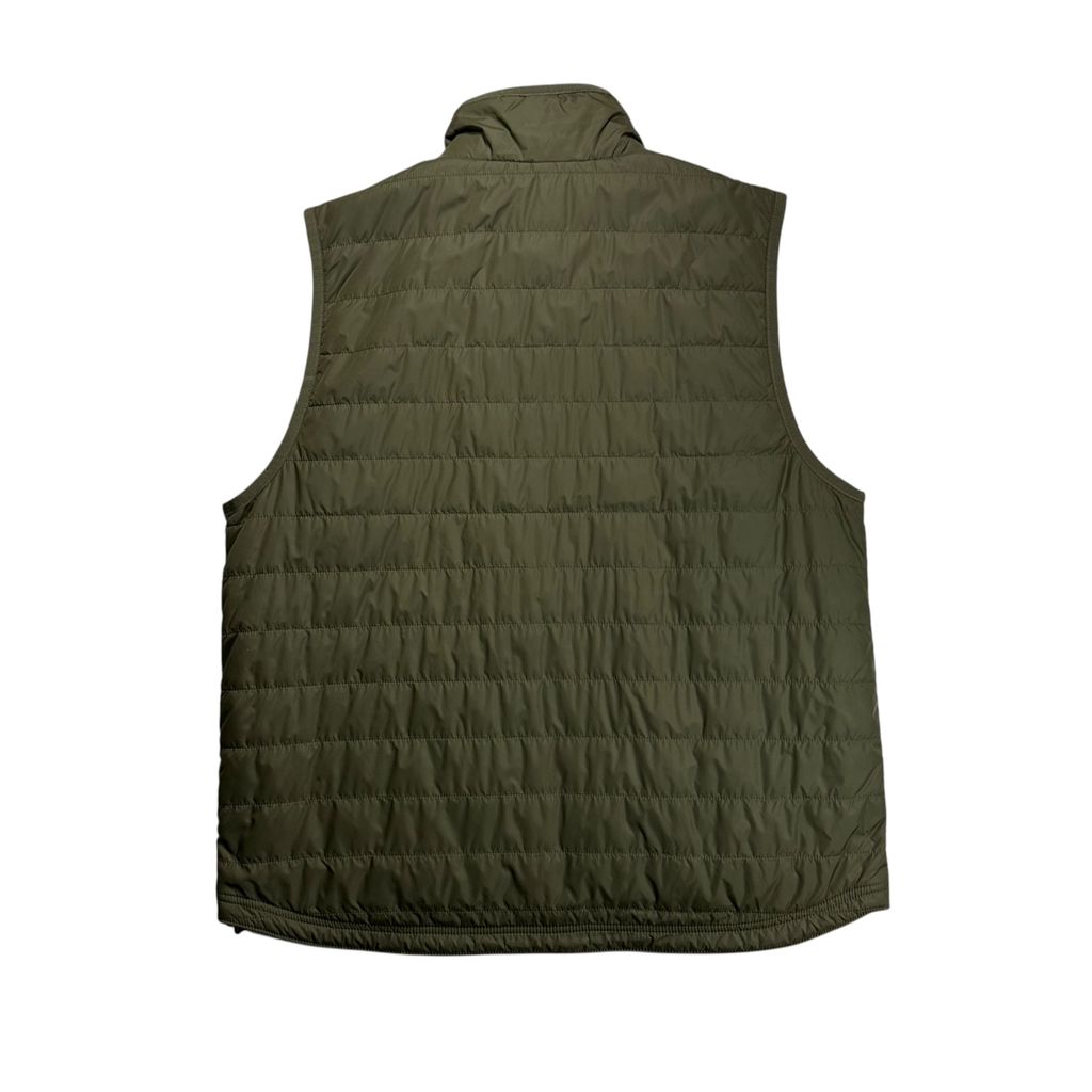 【USED】Carhartt RAIN DEFENDER Relaxed Fit Quilted Vest Dark Green L / カーハート レインディフェンダー リラックスフィット キルティング ベスト ダークグリーン オリーブ ワーク