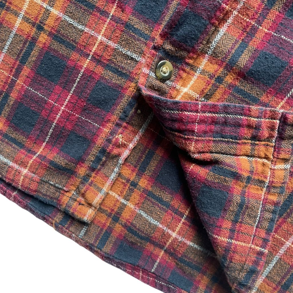 【USED】Eddie Bauer Check Flannel Shirt