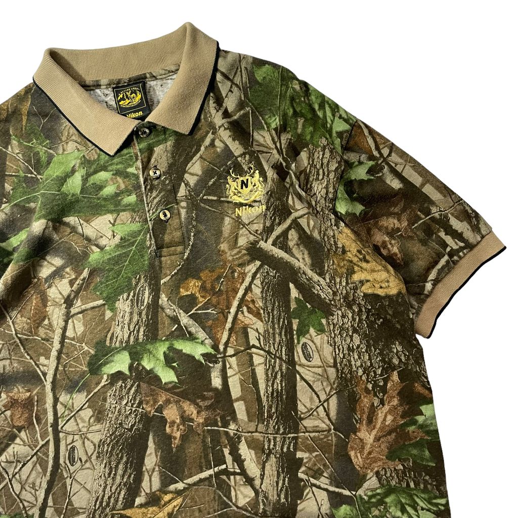 Nikon Realtree Camo Polo Shirt