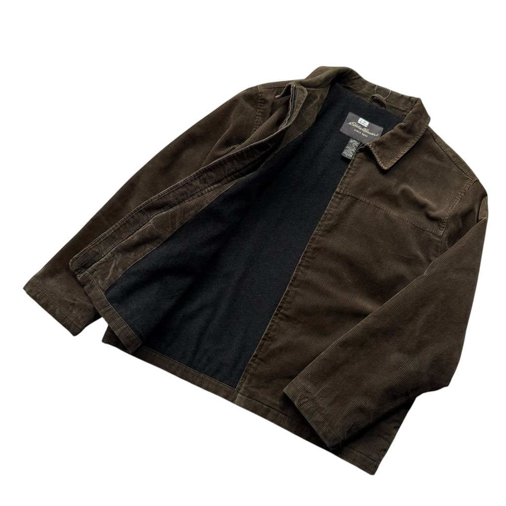【USED】Eddie Bauer Full Zip Corduroy Jacket